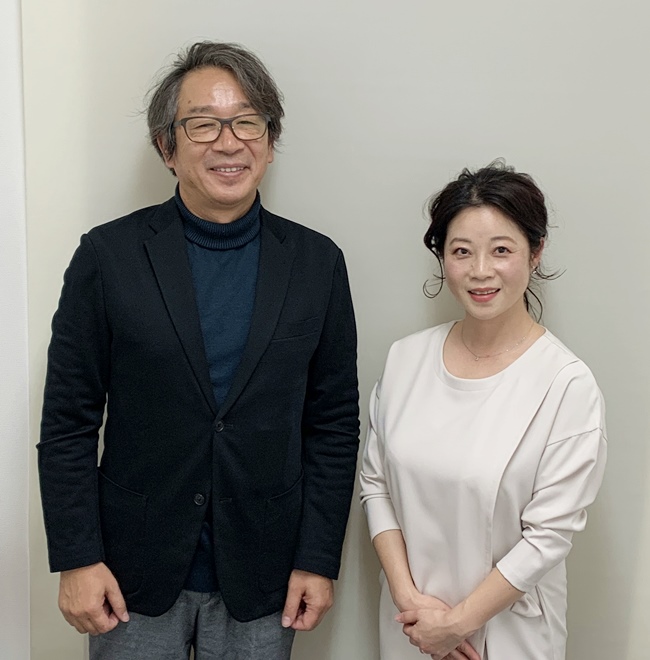 竹内代表と田中絵里カウンセラー